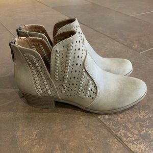 Tan ankle boots